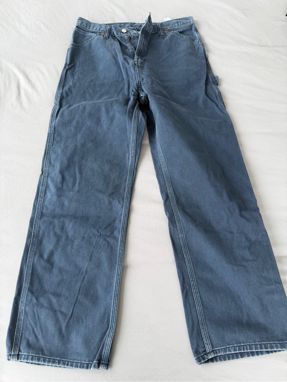 Calvin Klein Jeans Men's Cargo Pants in Denim Blue